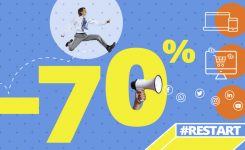 #RESTART: CONTRIBUTI A FONDO PERDUTO DEL 70% PER L’ATTIVAZIONE DI NUOVI CANALI DIGITALI E DI PROMO COMMERCIALIZZAZIONE